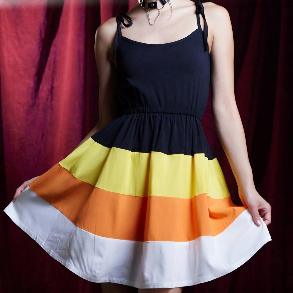 Candy Corn Dress Size Small
